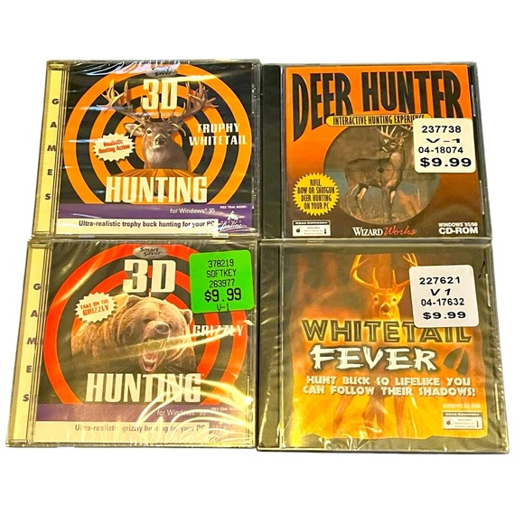 Vintage NWT 3D Hunting Whitetail Fever Deer Hunter Windows 95/98 PC Game Bundle - Picture 3 of 8